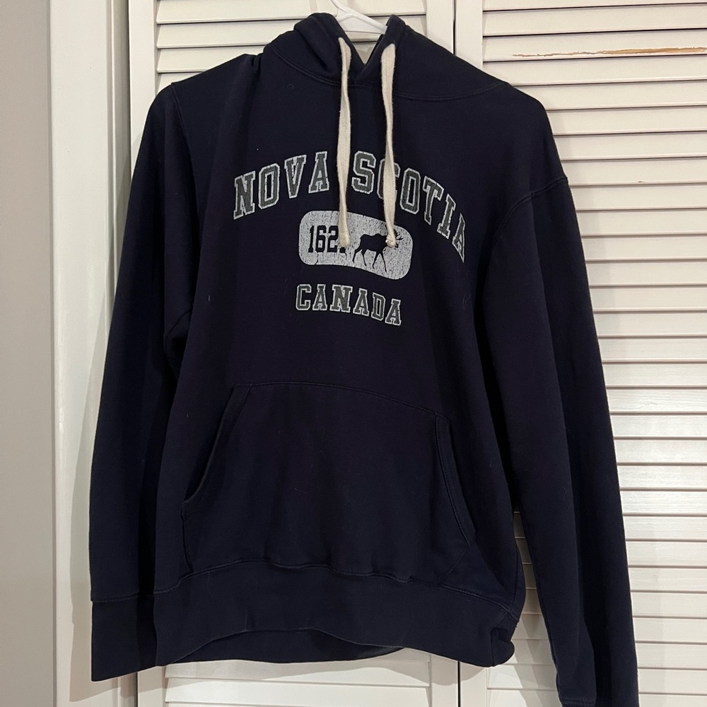 Nova Scotia Canada Navy Blue Hoodie